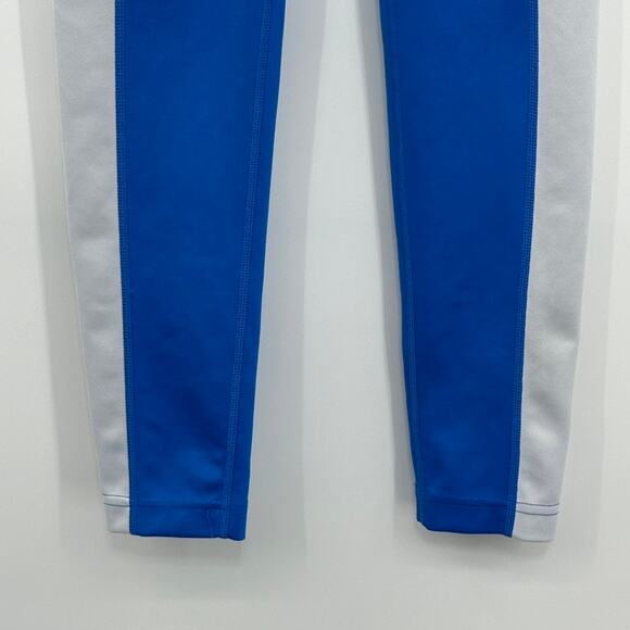 Nike Dri-Fit Blue and White Colorblock Kids Leggings Size M - Picture 10 of 13